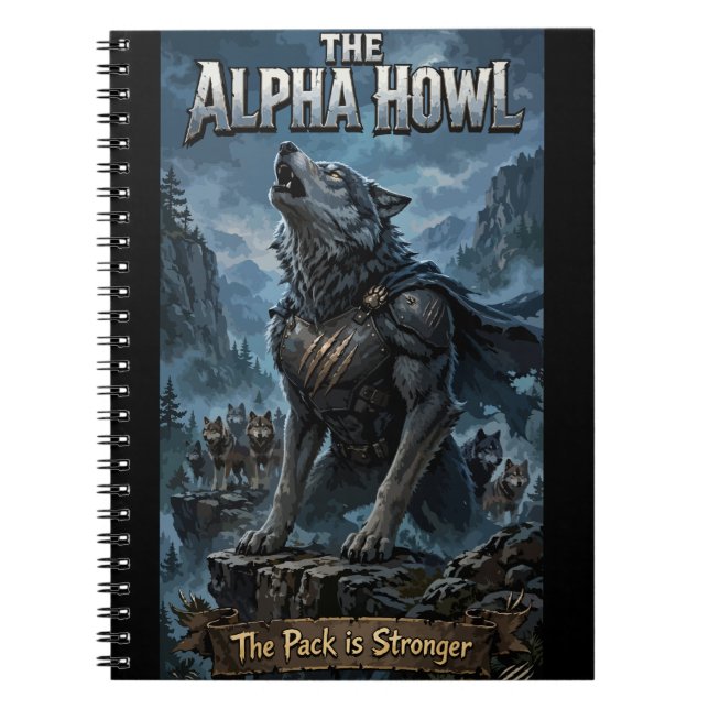 Caderno Espiral The Alpha Howl (Frente)