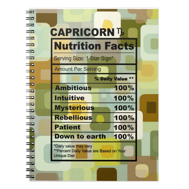 Caderno Espiral 🐐 The Architect's Journal: Capricorn Edition  (Frente)