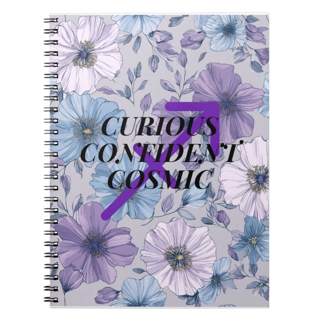 Caderno Espiral ♐ The Astro-Nomad Notebook: Wildflower  (Frente)