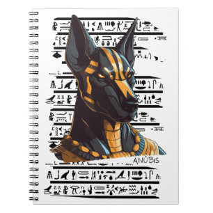 Caderno Espiral The Divine Anubis