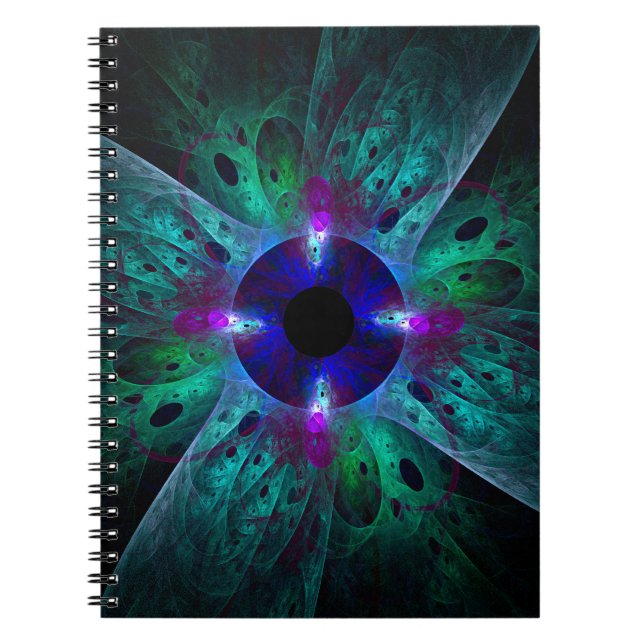 Caderno Espiral The Eye Abstract Art Notebook (Frente)
