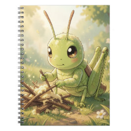 Caderno Espiral The Grasshopper and the Nectar Artwork