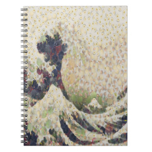 Caderno Espiral The Great Wave Of Honeydew Melon Fine Art Spoof