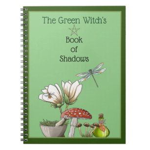 Caderno Espiral The Green Witch's Book Of Shadows