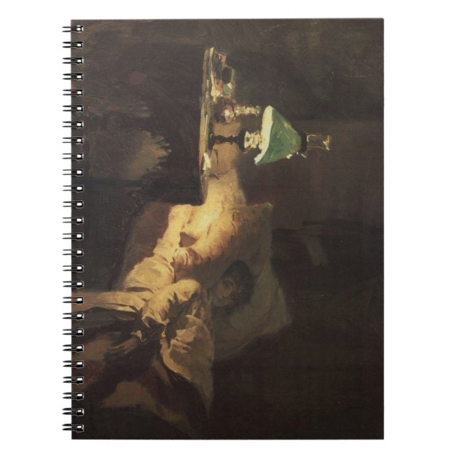 Caderno Espiral The Ill Woman (por Vasily Polenov) (Frente)