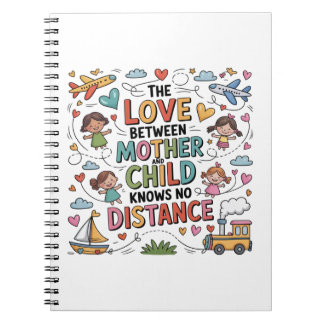 Caderno Espiral The Love Between Mother And Child