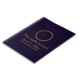 Caderno Espiral The Night We Met Star Map –Celestial love design