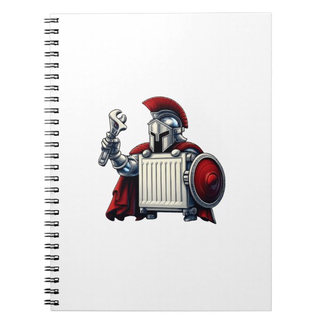 Caderno Espiral The Radiator – Funny Plumber’s Notebook (Frente)