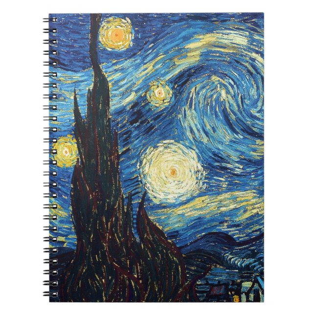 Caderno Espiral The Starry Night (Frente)