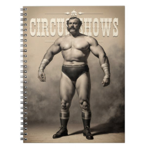 Caderno Espiral The Strong Man - Spiral Photo Notebook
