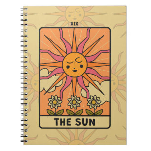 Caderno Espiral The Sun - Tarot