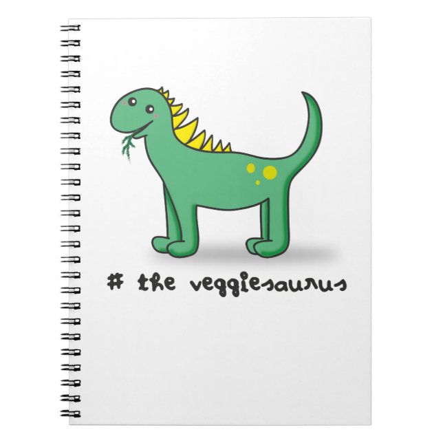Caderno Espiral the veggiesaurus (Frente)