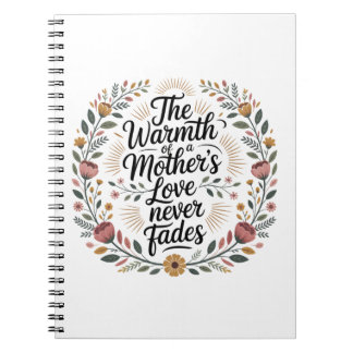 Caderno Espiral The Warmth Of A Mother's Love Never Fades