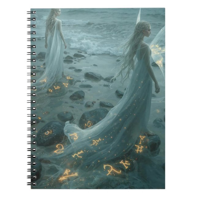 Caderno Espiral The Winged One and the Shorebound Sister (Frente)