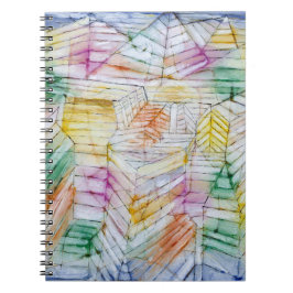 Caderno Espiral Theater-Mountain-Construction (1920), por Paul Kle