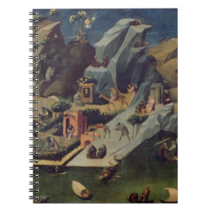 Caderno Espiral Thebaid, c.1410 (tempera no painel) (veja