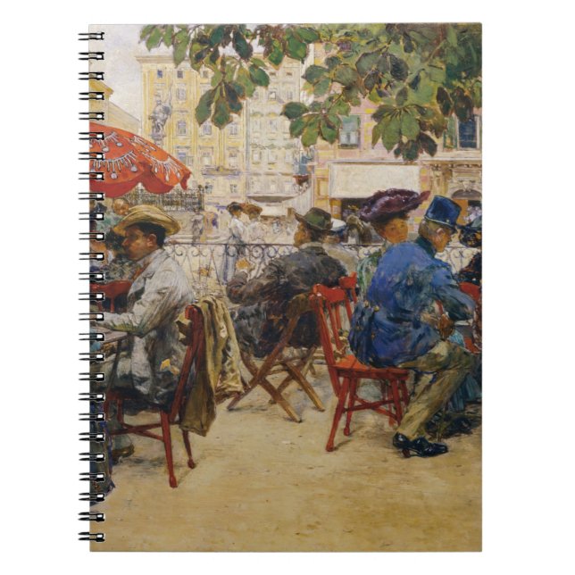 Caderno Espiral Theodor Josef Ethofer Cafe Tomaselli (Frente)