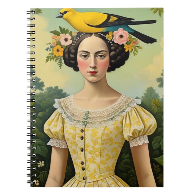 Caderno Espiral There is a bird on my head | Notebook Journal (Frente)