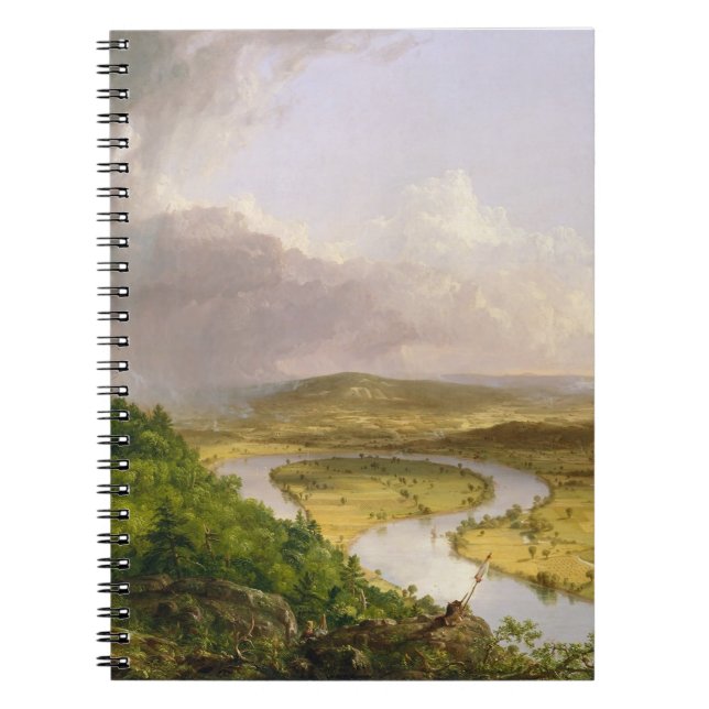 Caderno Espiral Thomas Cole O Oxbow Rio Connecticut (Frente)