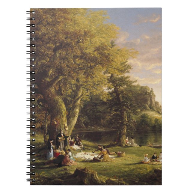 Caderno Espiral Thomas Cole O Pic-Nic (Frente)
