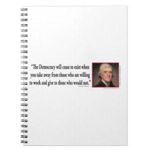 Caderno Espiral Thomas Jefferson
