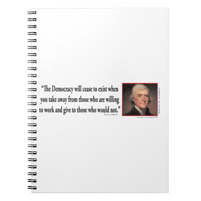 Caderno Espiral Thomas Jefferson (Frente)