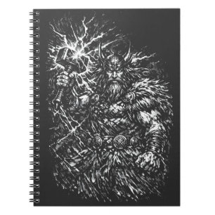 Caderno Espiral Thor — Deus do Trovão Castigado pela Tempestade