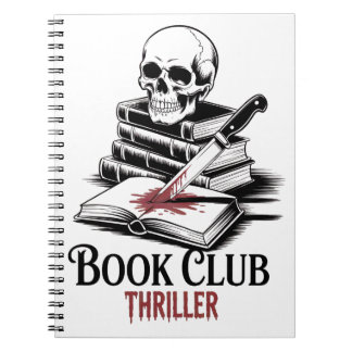 Caderno Espiral Thriller do Clube do Livro