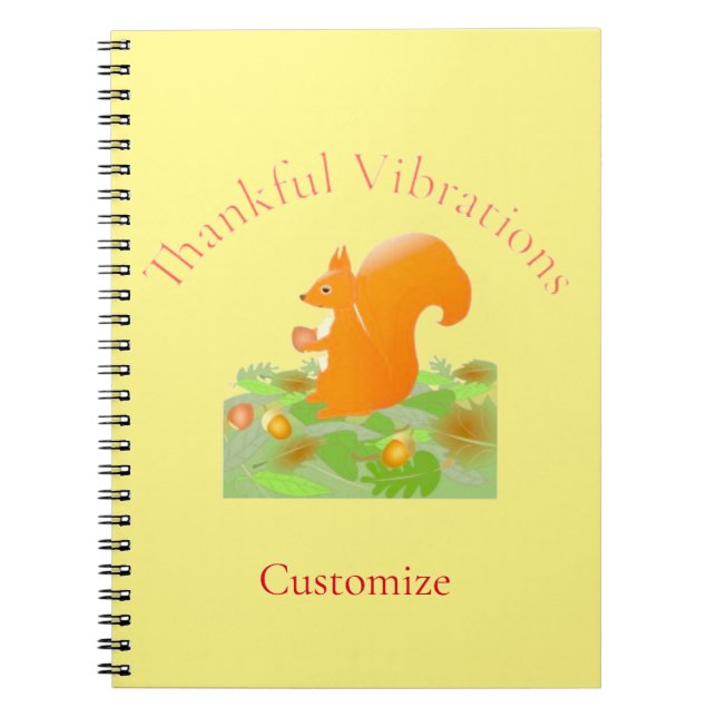 Caderno Espiral Thunder_Cove do Esquilo das Vibes Agradecido (Frente)