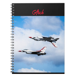Caderno Espiral Thunderbird do Exército dos EUA
