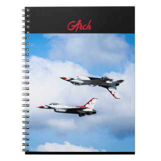 Caderno Espiral Thunderbird do Exército dos EUA