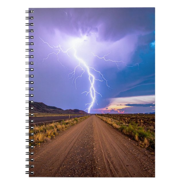 Caderno Espiral thunderstorm (Frente)