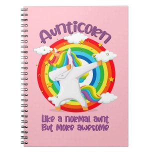 Caderno Espiral Tia Como Uma Tia Normal Mas Mais Incrível