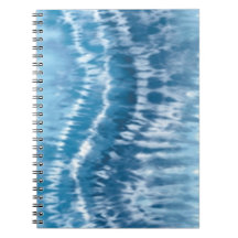 Caderno Espiral Tie Dye Azul