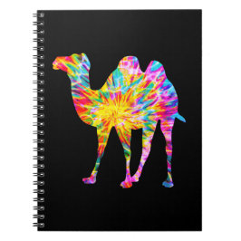 CADERNO ESPIRAL TIE DYE CAMEL