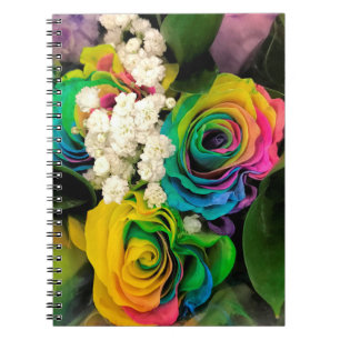 Caderno Espiral Tie dye - notebook