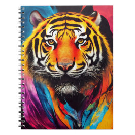 Caderno Espiral Tiger Animal Discovery Adventure Nature Planet Ea