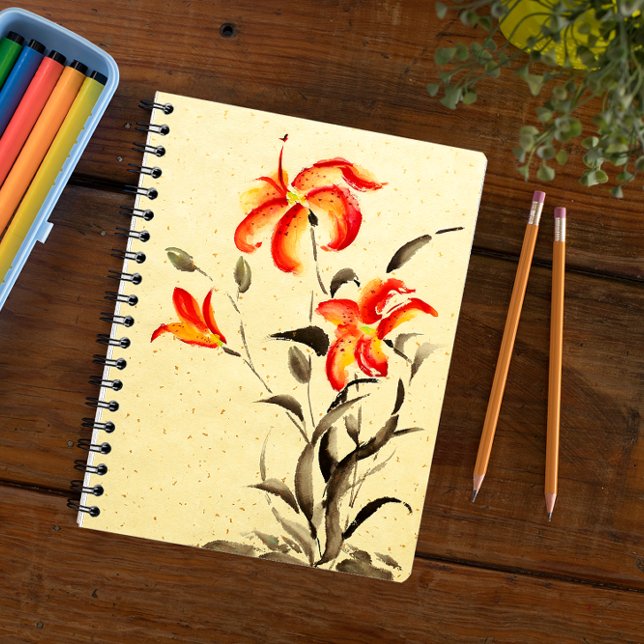 Caderno Espiral Tiger Lily - Vermelho (Criador carregado)
