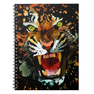 Caderno Espiral Tiger Roar 2