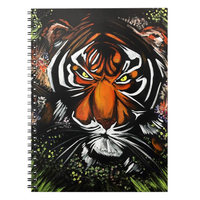 Caderno Espiral Tiger Stare (Frente)