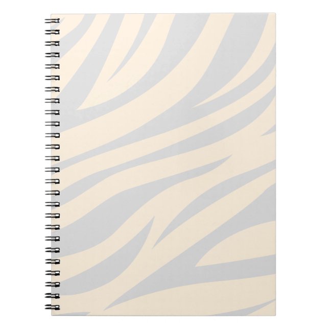Caderno Espiral Tiger Stripes preto Laranja Selvagem Pele animal (Frente)