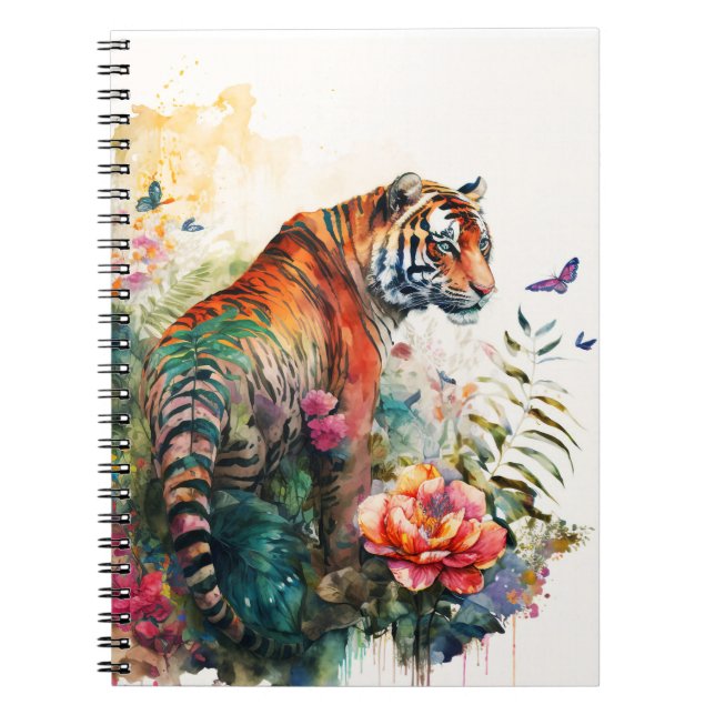 Caderno Espiral Tiger Tiger Burning Bright (Frente)
