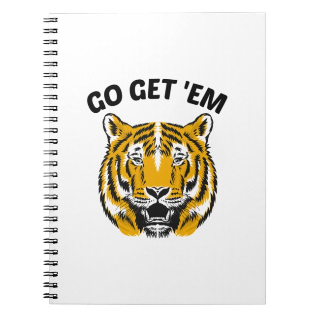 CADERNO ESPIRAL TIGER VÁ LÁ (Frente)