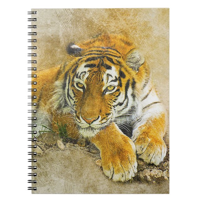 Caderno Espiral Tigre (Frente)