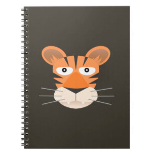 Caderno Espiral Tigre