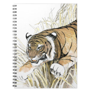 Caderno Espiral Tigre