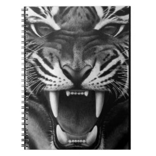 Caderno Espiral Tigre