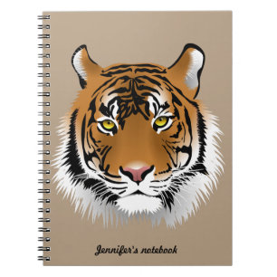 Caderno Espiral Tigre