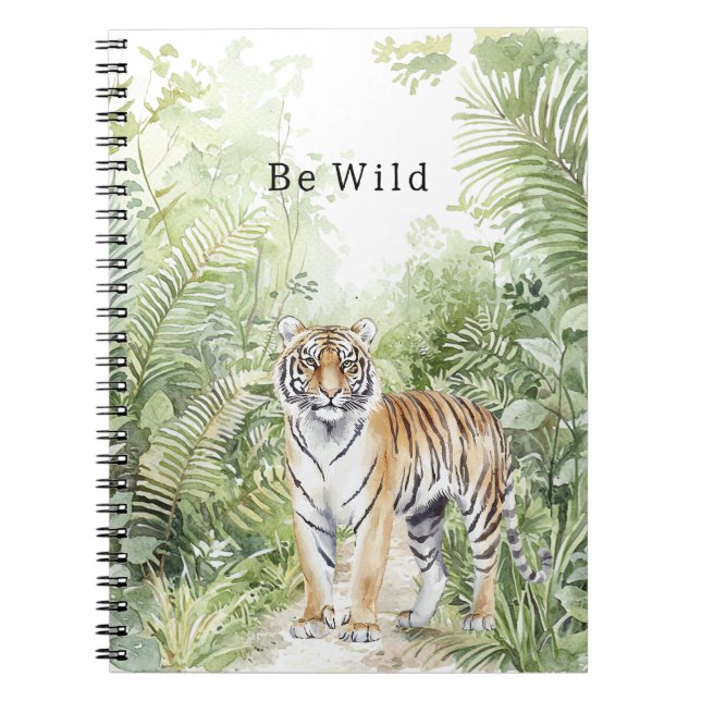 Caderno Espiral Tigre da Selva (Frente)