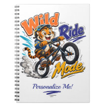 Tigre de Desenho Animado Fofo Bicicleta BMX Person